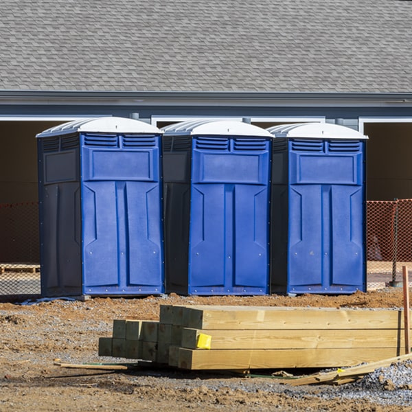 are there any restrictions on what items can be disposed of in the porta potties in Guion AR